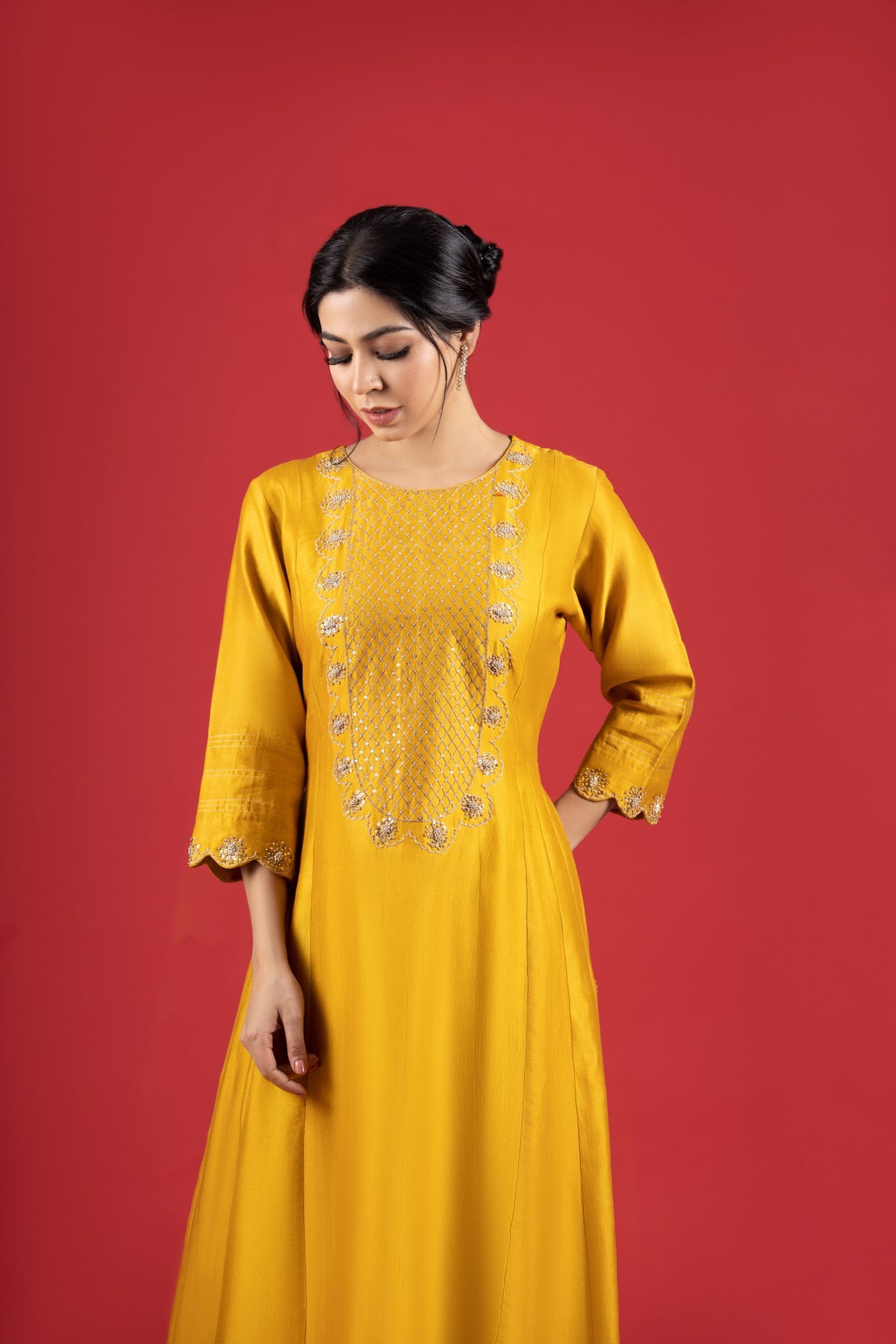 Yellow Yoke A Line Set