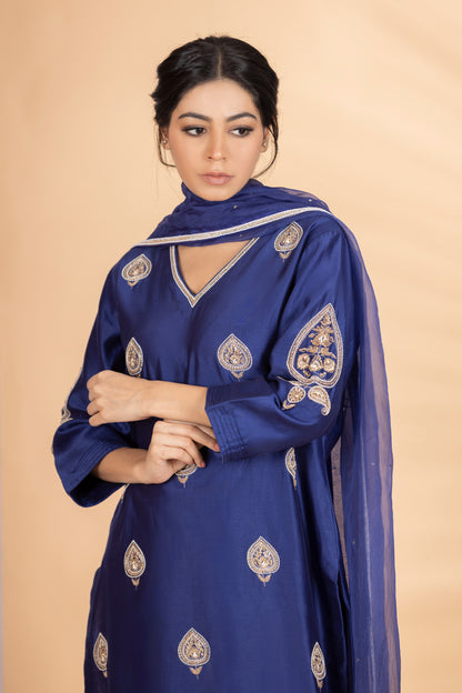 Navy Blue Boti Set