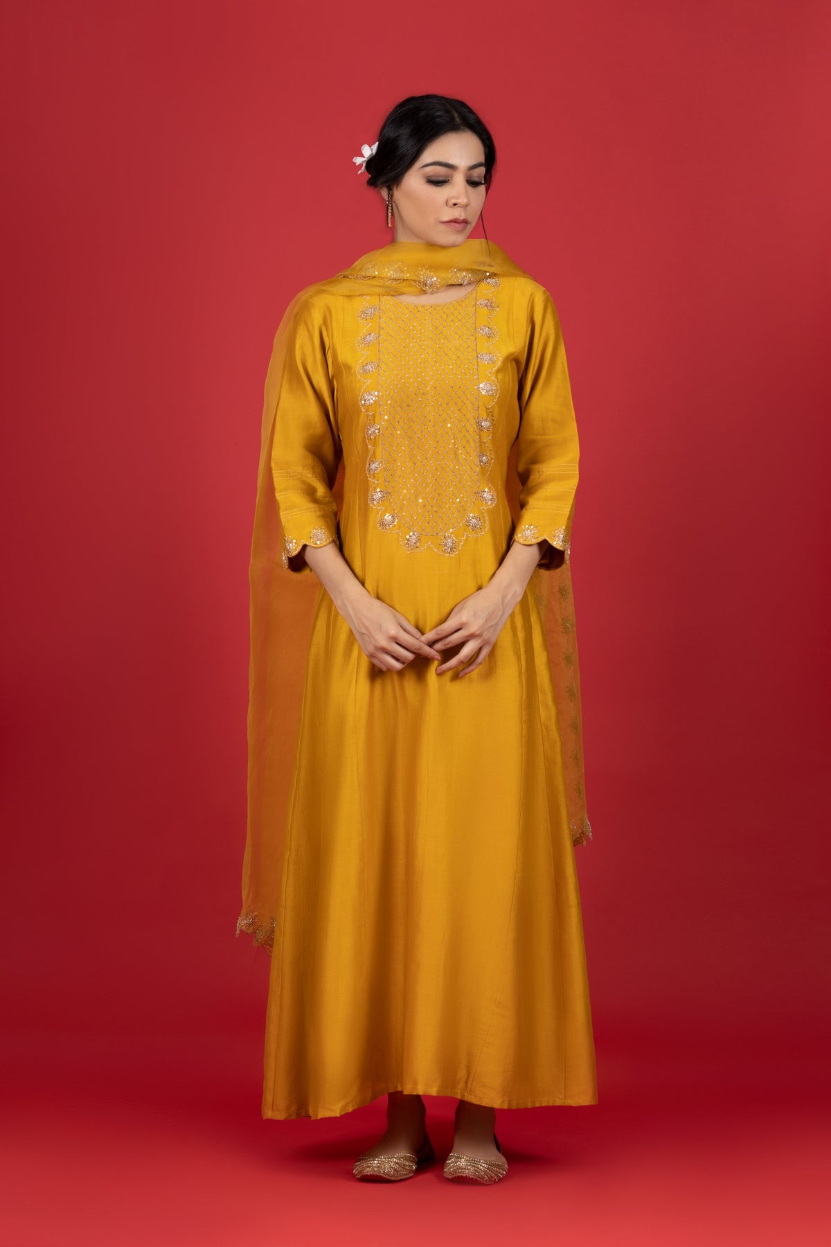 Yellow Yoke A Line Set