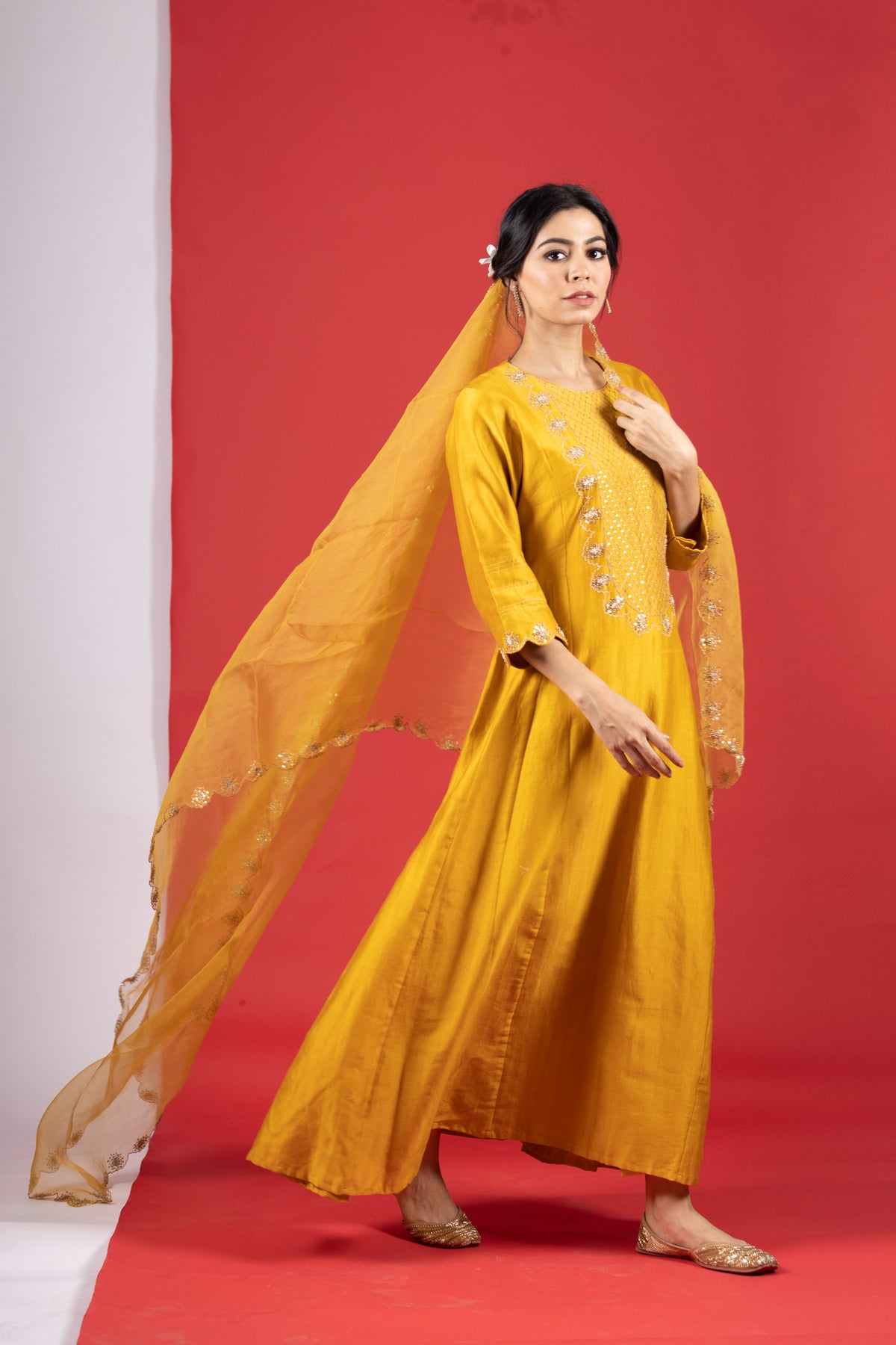 Yellow Yoke A Line Set