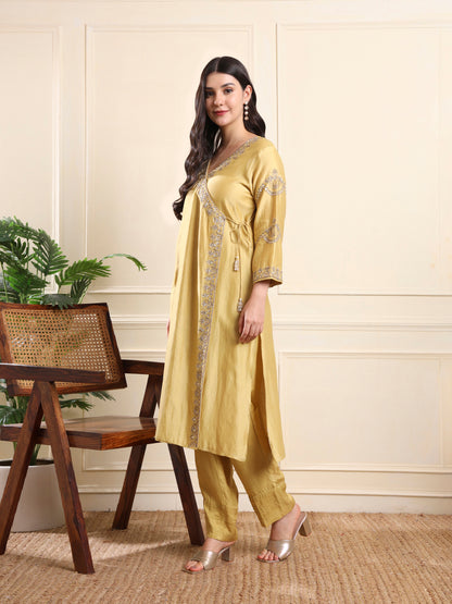Mustard Angarakha Suit