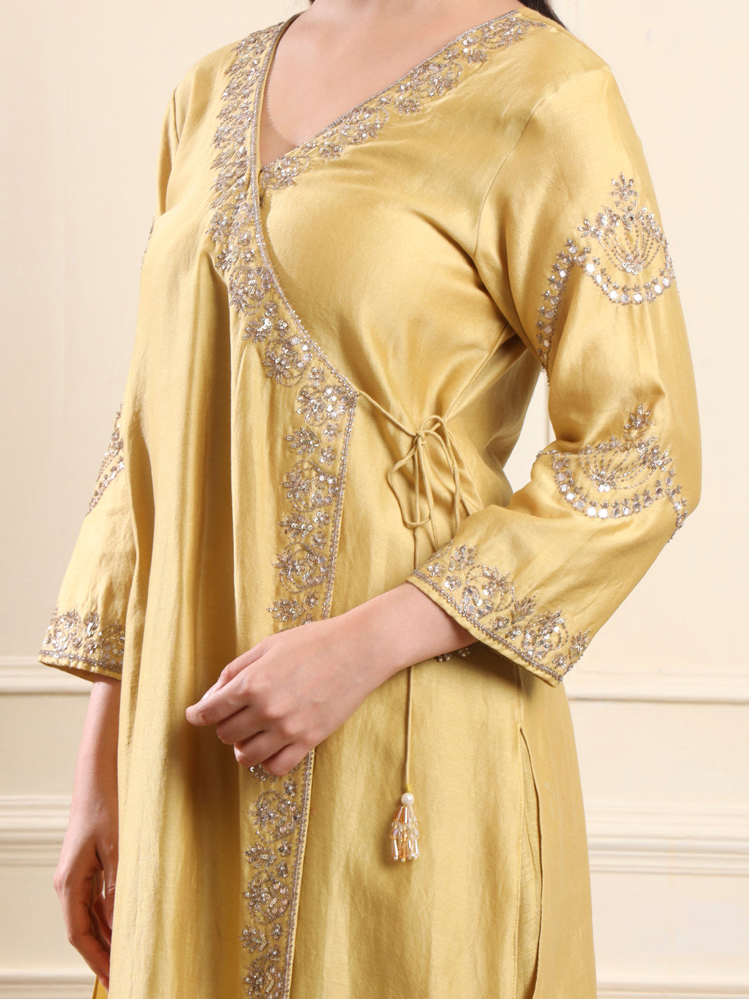 Mustard Angarakha Suit